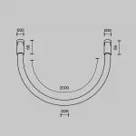 Трековый светильник Tau Flarity Maytoni TR154-1-27W4K-BS