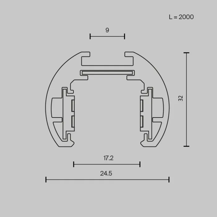 Шинопровод накладной/подвесной Maytoni EXILITY TRXM034-R-412W от ImperiumLoft