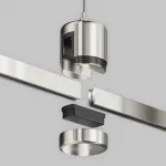 Подвес тросовый Hang с прямым коннектором питания Flarity платина Maytoni Flarity TRA157SW-IPC1-PT