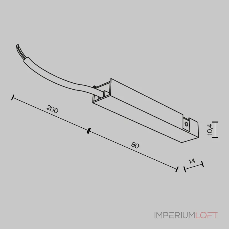 Ввод питания Basity, черный Maytoni BASITY TRA172B-1B от ImperiumLoft Ввод питания Basity, черный Maytoni BASITY TRA172B-1B от ImperiumLoft