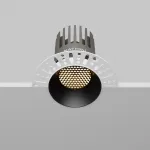 Встраиваемый светильник Dip Hight 3000K 15Вт 50° Maytoni DL121-15W-3K-TRS-B