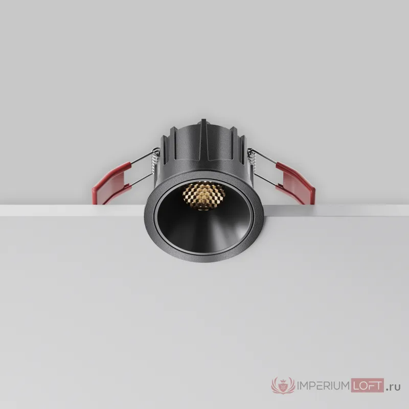 Встраиваемый светильник Maytoni Alfa LED DL043-01-10W3K-RD-B-1 от ImperiumLoft