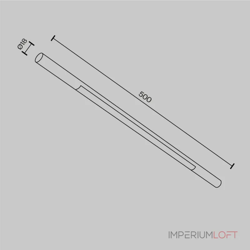 Светильник Maytoni Basis C100CL-L500-12W3-6K-BS от ImperiumLoft