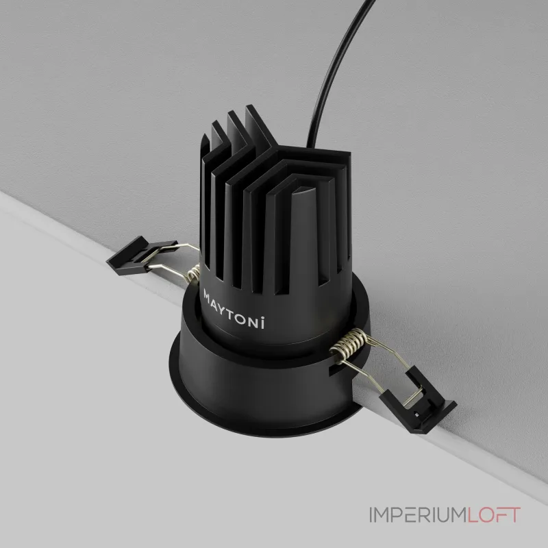 Встраиваемый светильник Maytoni Dip DL117-15W-4K-B