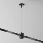 Подвес тросовый Hang с прямым коннектором питания Flarity черный Maytoni FLARITY TRA157SW-IPC1-B