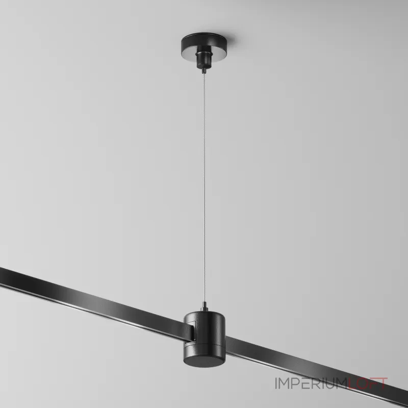 Подвес тросовый Hang с прямым коннектором питания Flarity черный Maytoni FLARITY TRA157SW-IPC1-B