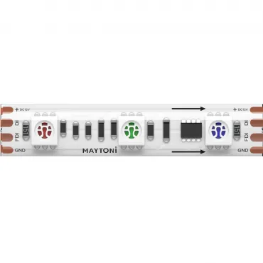 Светодиодная лента 12В 5050 14,4Вт/м RGB 5м IP 65 Maytoni Ultra 201243