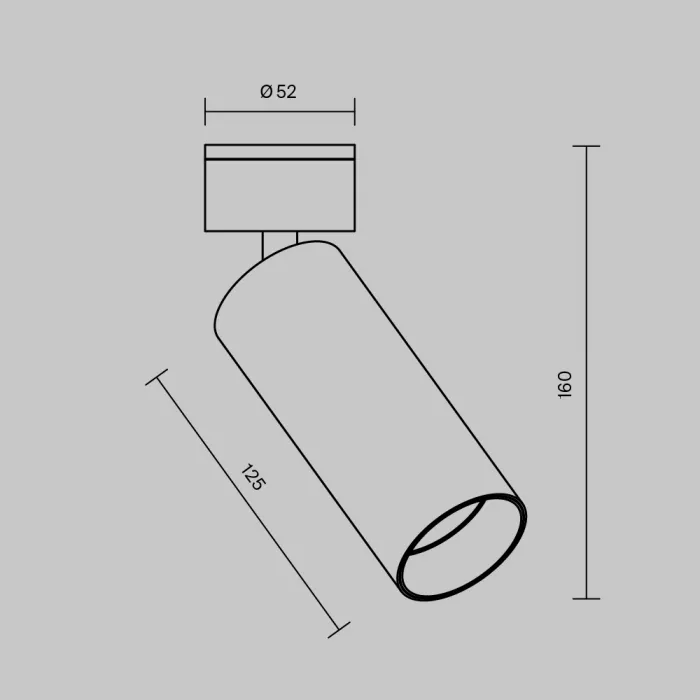 Потолочный светильник Maytoni FOCUS LED C055CL-L12B2.7K-W-B от ImperiumLoft