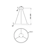 Подвесная люстра Rim MOD058PL-L32WK