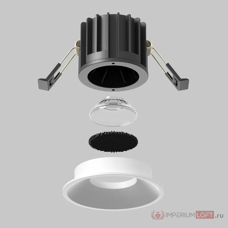 Встраиваемый светильник Maytoni Downlight DL058-12W-DTW-W от ImperiumLoft
