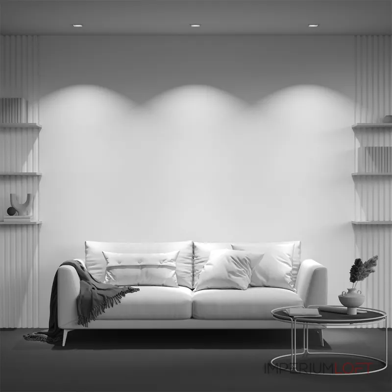 Встраиваемый светильник Maytoni Metal Modern DL008-12W2.7-3-4K-W Встраиваемый светильник Maytoni Metal Modern DL008-12W2.7-3-4K-W