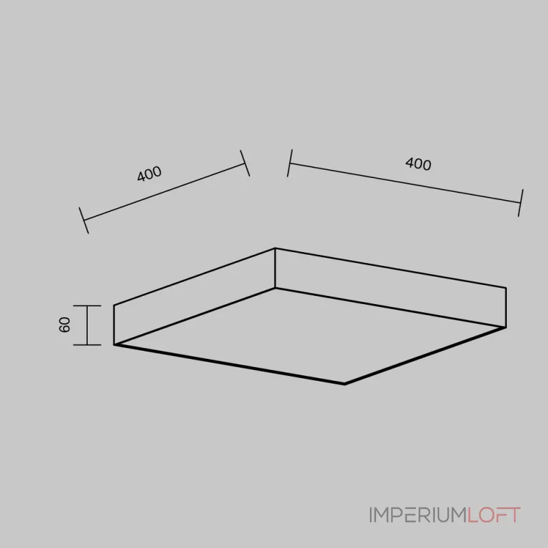 Потолочный светильник Maytoni Ceiling C032CL-45W3K-SQ-B