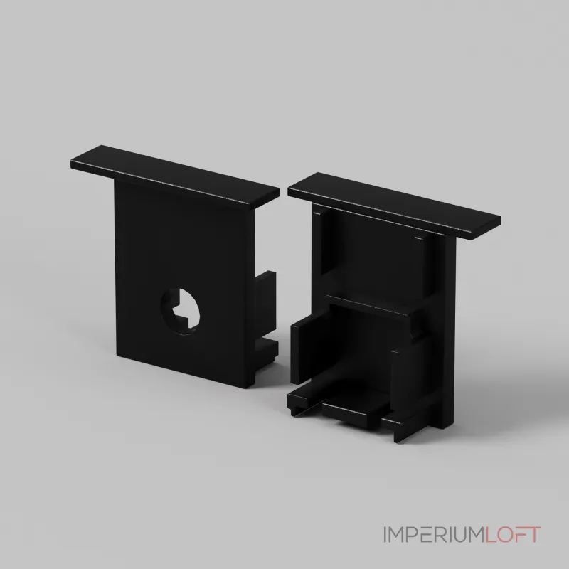 Комплект заглушек (для профиля 22*22) 2шт ALM-2222-B-EC Maytoni 642051