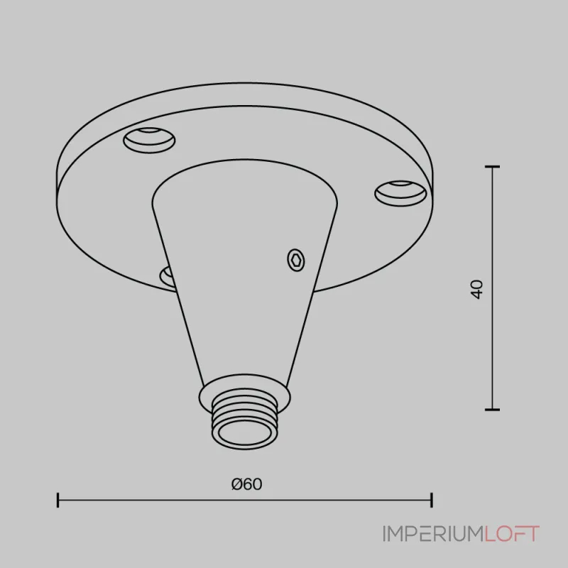 Фиксатор для накладного монтажа системы Shelf Maytoni Shelf CA026BS-B Фиксатор для накладного монтажа системы Shelf Maytoni Shelf CA026BS-B