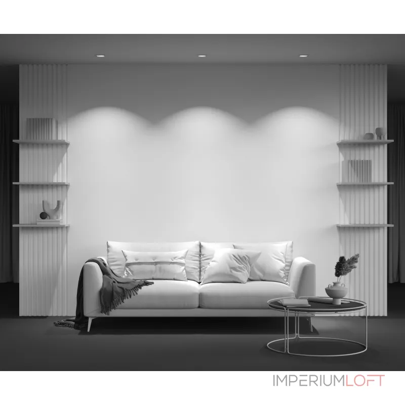 Встраиваемый светильник Maytoni Metal Modern DL008-12W2.7-3-4K-W Встраиваемый светильник Maytoni Metal Modern DL008-12W2.7-3-4K-W