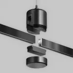 Подвес тросовый Hang с прямым коннектором питания Flarity черный Maytoni FLARITY TRA157SW-IPC1-B