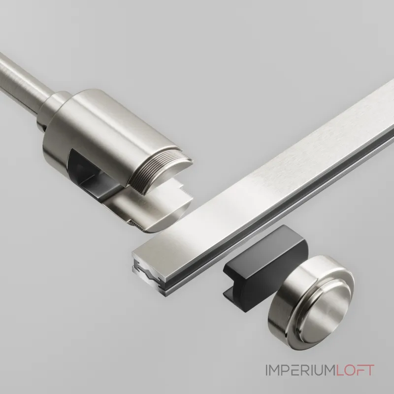 Крепление настенное Wall одинарное удлиненное платина Maytoni Flarity TRA155CW-SL1-PT