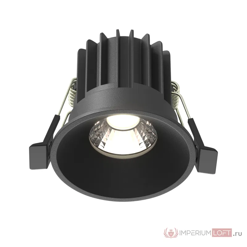 Встраиваемый светильник Round DL058-7W4K-B от ImperiumLoft