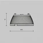 Линза для светильников 10Вт 15° Maytoni Dip Lens001D35-10W
