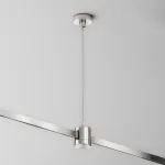 Подвес тросовый Hang с прямым коннектором питания Flarity платина Maytoni Flarity TRA157SW-IPC1-PT