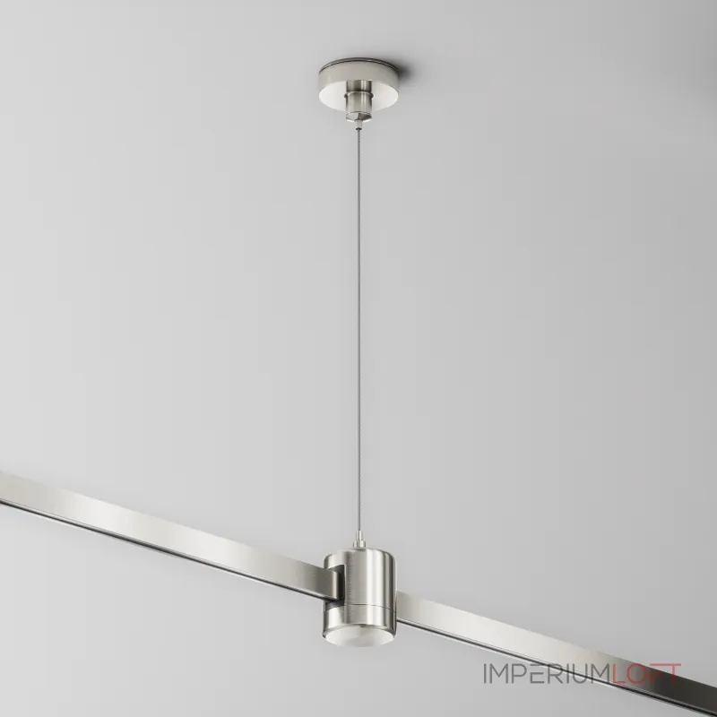 Подвес тросовый Hang с прямым коннектором питания Flarity платина Maytoni Flarity TRA157SW-IPC1-PT