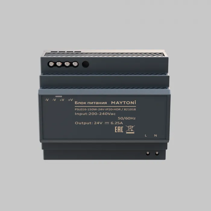 Блок питания PSL016 24В 150Вт IP20 Maytoni 821018 от ImperiumLoft