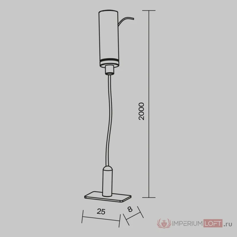 Тросовый подвес Levity Maytoni LEVITY TRA184SW-1B от ImperiumLoft