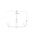 Люстра Freya Modern FR5185PL-08BS от ImperiumLoft