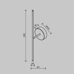 Настенный светильник Maytoni Elegant C084WL-L12BS2.7K-1
