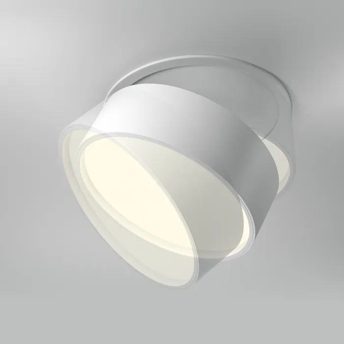 Встраиваемый светильник Maytoni Downlight DL024-18W3K-W от ImperiumLoft