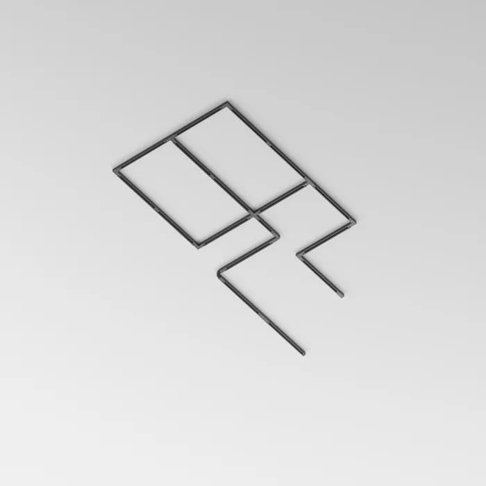 Шинопровод 3м Trinity накладной/подвесной черный от ImperiumLoft