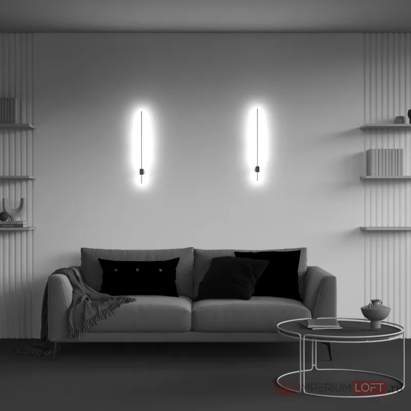 Настенный светильник (бра) Pars C070WL-L6GB3K от ImperiumLoft