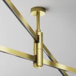 Крепление потолочное двойное Short 78мм Flarity латунь Maytoni FLARITY TRA156C-D1-BS от ImperiumLoft