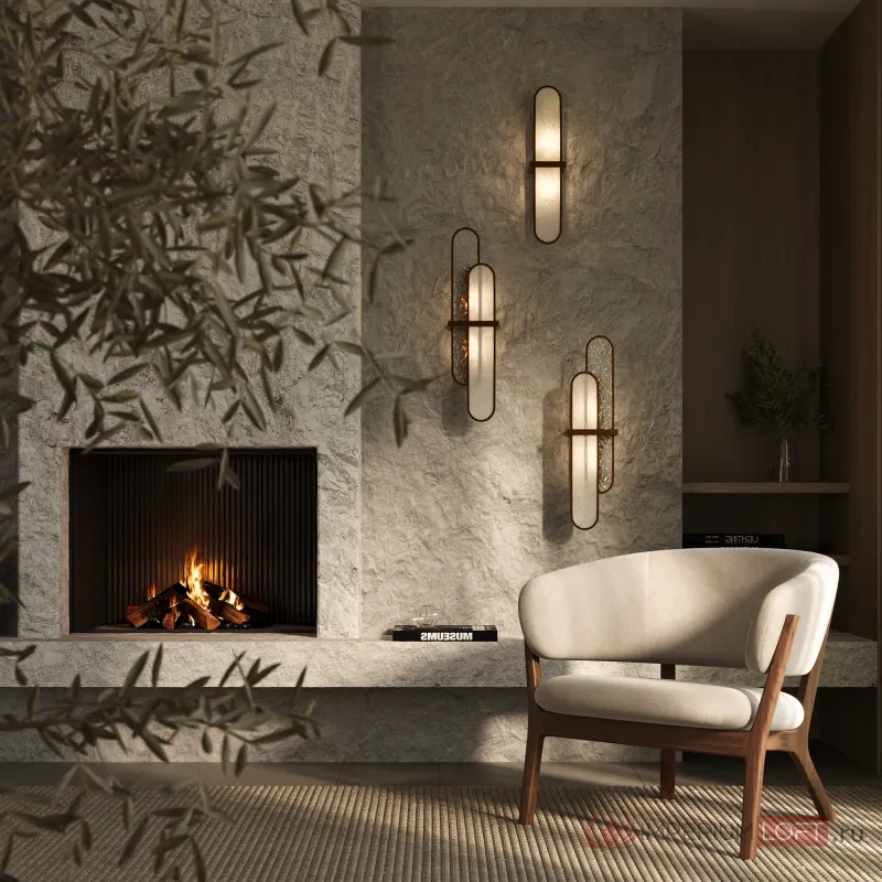 Настенный светильник Maytoni Modern MOD099WL-02G от ImperiumLoft