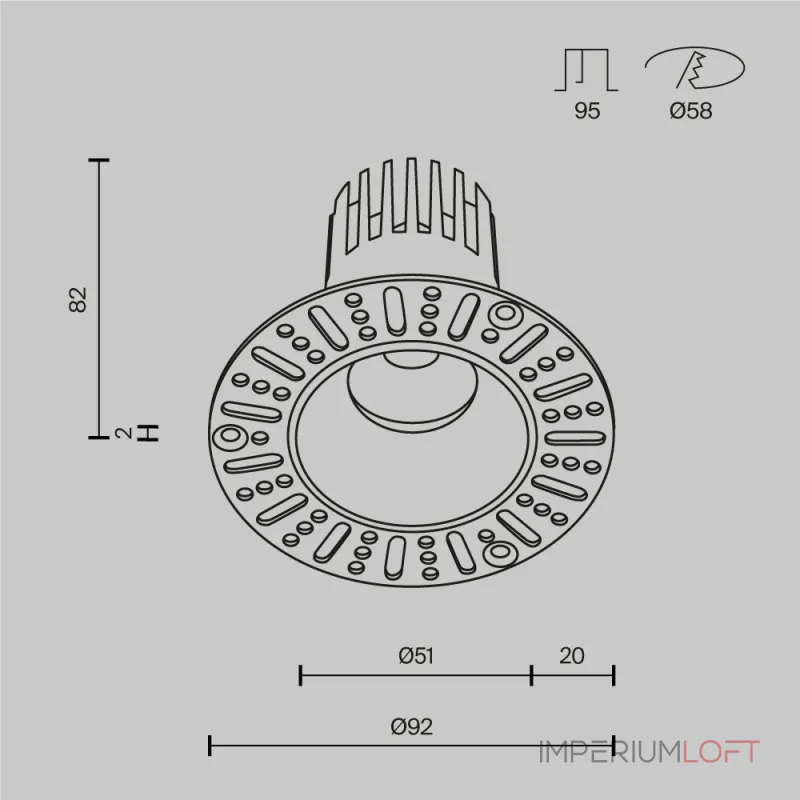 Встраиваемый светильник Maytoni Downlight Dip DL124-10W-4K-TRS-W Встраиваемый светильник Maytoni Downlight Dip DL124-10W-4K-TRS-W