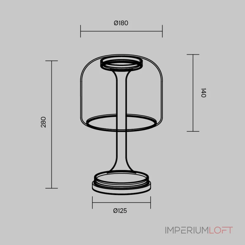 Настольный светильник Maytoni Spirito MOD286TL-L8G3K