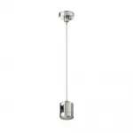 Подвес тросовый Hang с прямым коннектором питания Flarity платина Maytoni Flarity TRA157SW-IPC1-PT