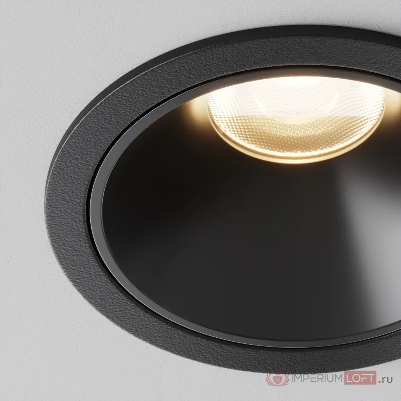 Встраиваемый светильник Maytoni Alfa LED DL043-01-10W3K-RD-B-1 от ImperiumLoft
