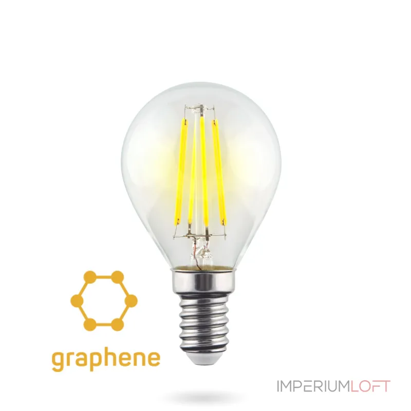 Светодиодная лампа Crystal Graphene Globe 9W 2800K E14 от ImperiumLoft Светодиодная лампа Crystal Graphene Globe 9W 2800K E14 от ImperiumLoft