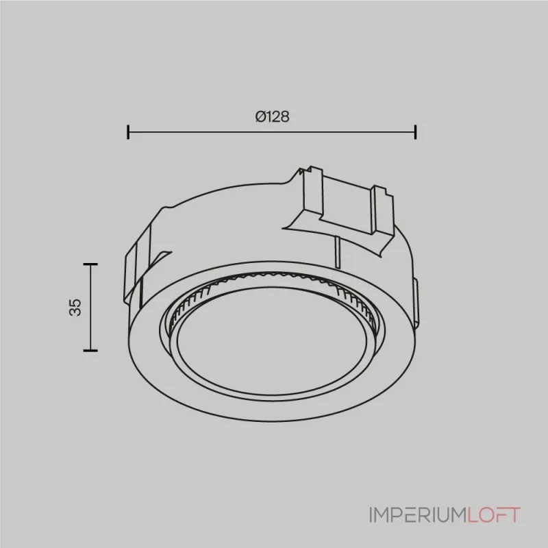 Встраиваемый светильник Maytoni Downlight DL019-GX53-W
