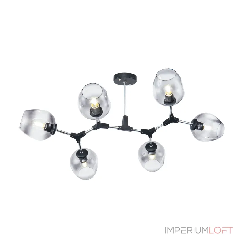 Люстра на штанге Freya Desi FR5006CL-06B Люстра на штанге Freya Desi FR5006CL-06B