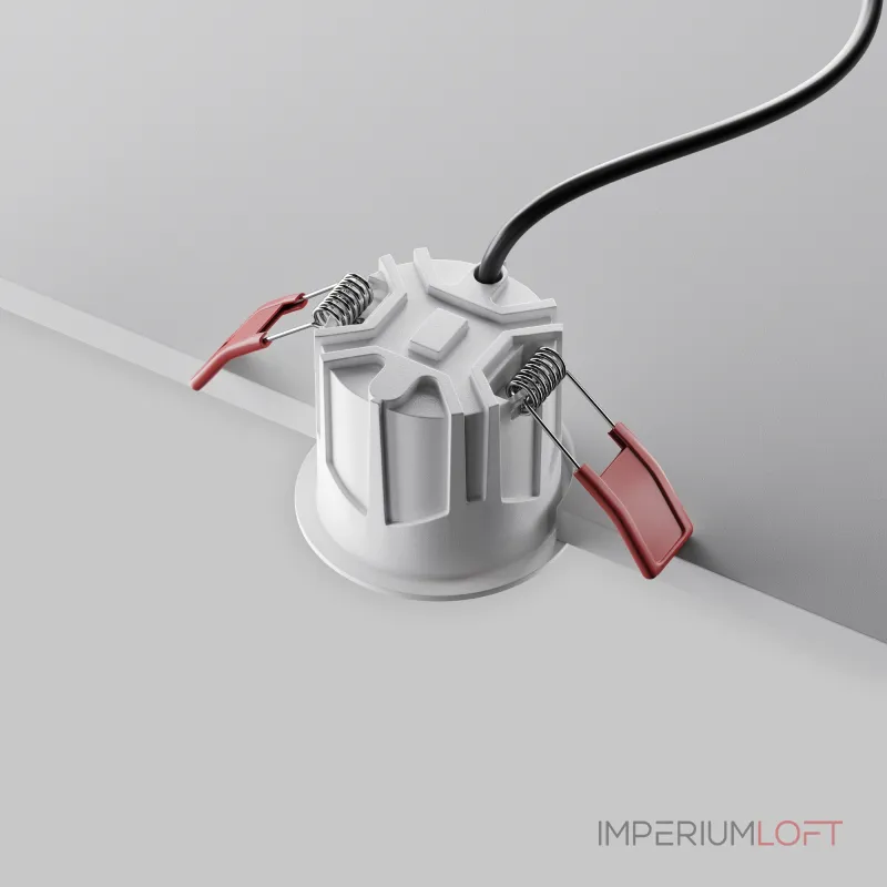 Встраиваемый светильник Maytoni Alfa LED DL043-01-10W2.7K-RD-W Встраиваемый светильник Maytoni Alfa LED DL043-01-10W2.7K-RD-W