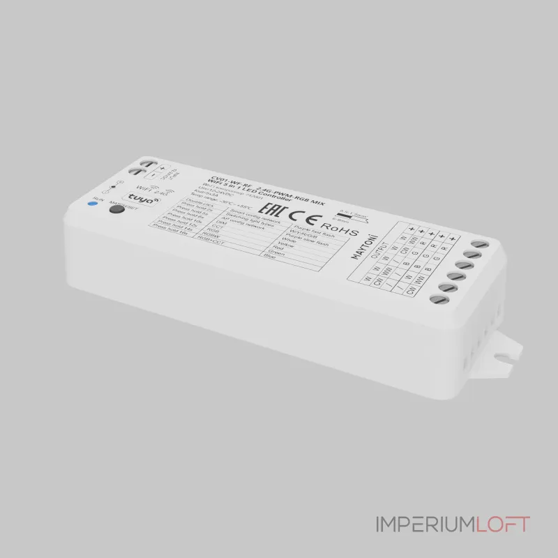 Wi-Fi контроллер для светодиодной ленты RGB MIX 12-24В Maytoni 742001 Wi-Fi контроллер для светодиодной ленты RGB MIX 12-24В Maytoni 742001