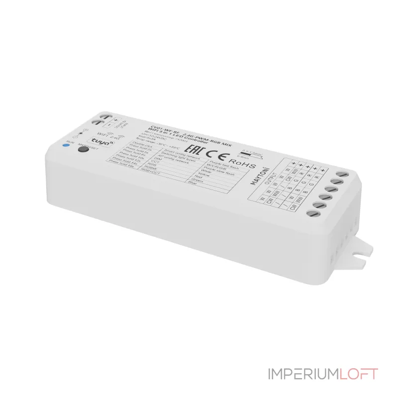 Wi-Fi контроллер для светодиодной ленты RGB MIX 12-24В Maytoni 742001 Wi-Fi контроллер для светодиодной ленты RGB MIX 12-24В Maytoni 742001
