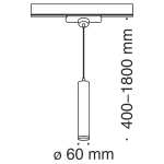 Трековый светильник Maytoni Focus MINI TR008-1-GU10-W