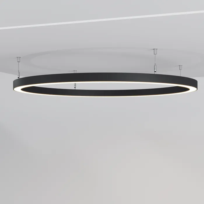 Радиусный профиль 35x35 ?800мм 1/8 круга черный Maytoni ALM-3535R-B-D-45°-0.8M от ImperiumLoft