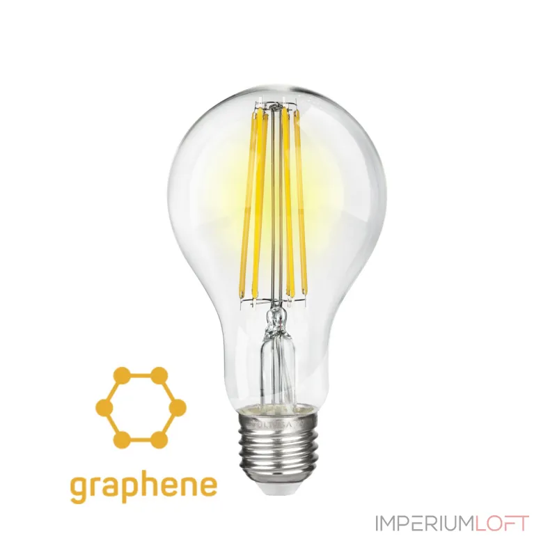 Светодиодная лампа Crystal Graphene A60 15W 2800K E27