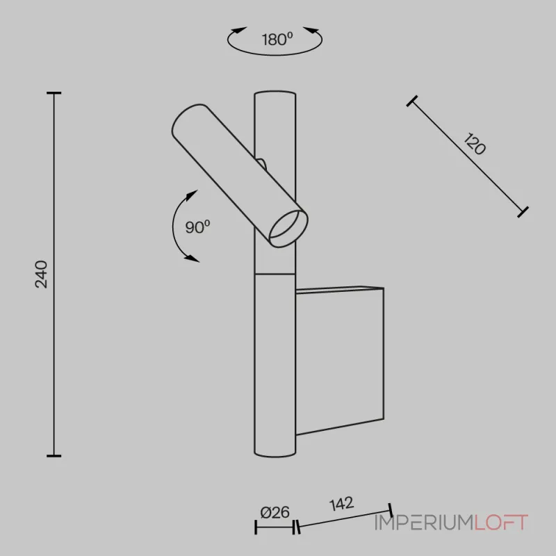 Настенный светильник (бра) Maytoni Utility MOD433WL-L3N3K от ImperiumLoft Настенный светильник (бра) Maytoni Utility MOD433WL-L3N3K от ImperiumLoft
