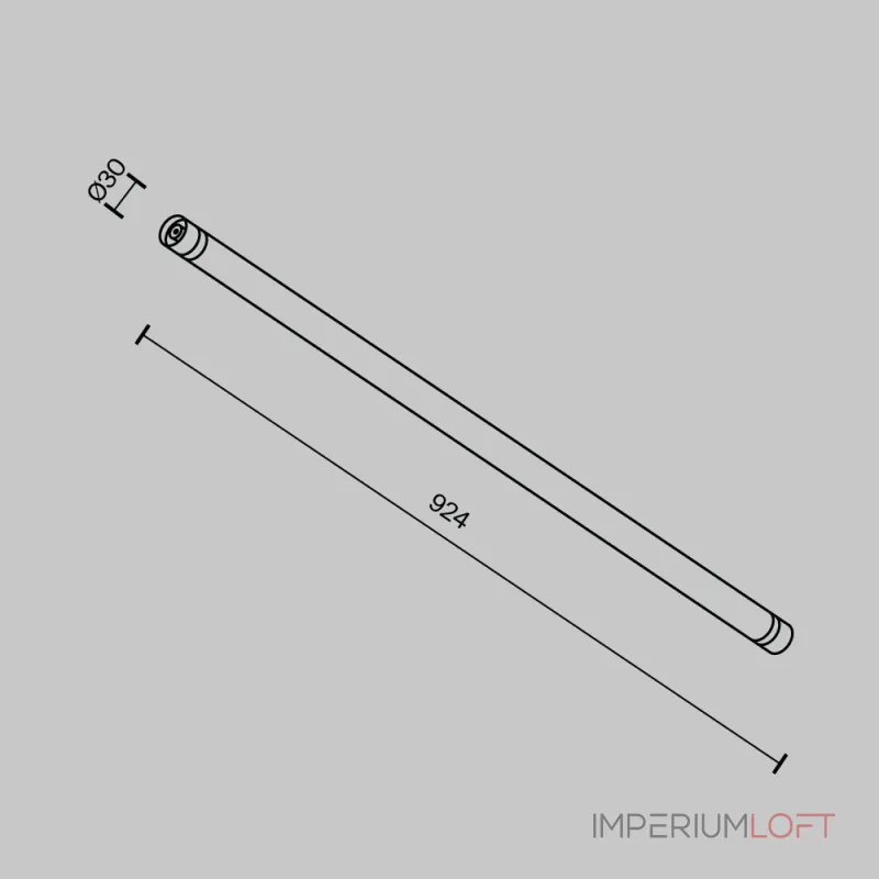 Соединитель для модульной системы Shelf 924мм Maytoni Shelf CA011-L900-B