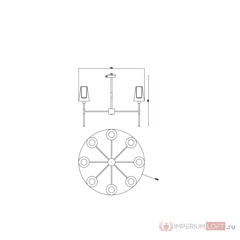 Люстра Freya Modern FR5196PL-08CH от ImperiumLoft